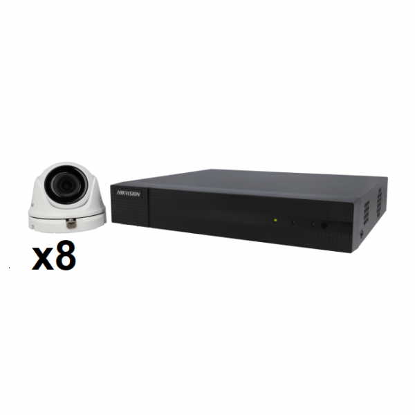 Kit de vidéosurveillance 8 caméras avec enregistreur