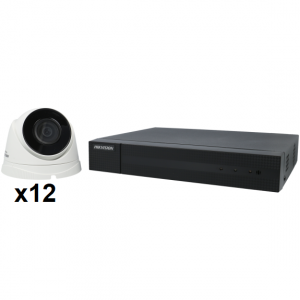 Kit de vidéosurveillance 12 caméras avec enregistreur