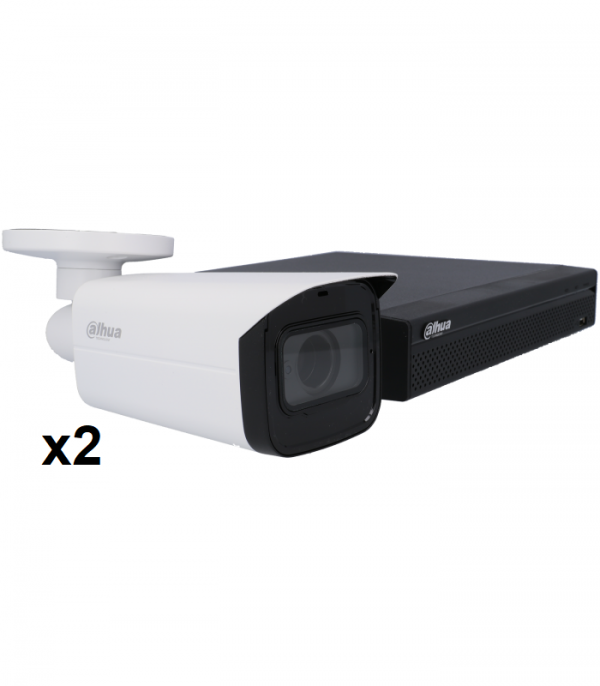 Kit de vidéosurveillance (KIT-4N1-BULLET-8MPX-ZOOM-IR80-2)