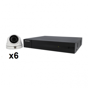 Kit de vidéosurveillance 6 caméras avec enregistreur