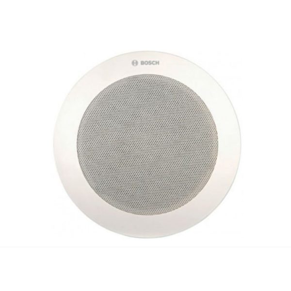 Bosch LC4 6W Ceiling Loudspeaker, Wide Angle, EN54-24 Certified, Blanc