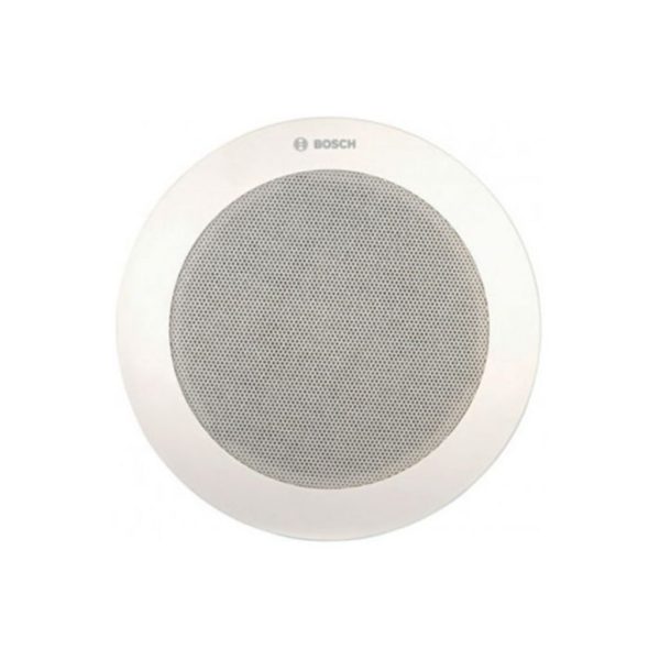 Bosch LC4 6W Ceiling Loudspeaker, Wide Angle, EN54-24 Certified, Blanc