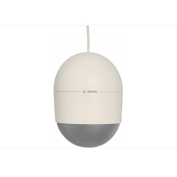 Bosch LS1-UC20E-1 Enceinte sphérique, 20W, boîtier ABS blanc avec grille en métal, Ip65